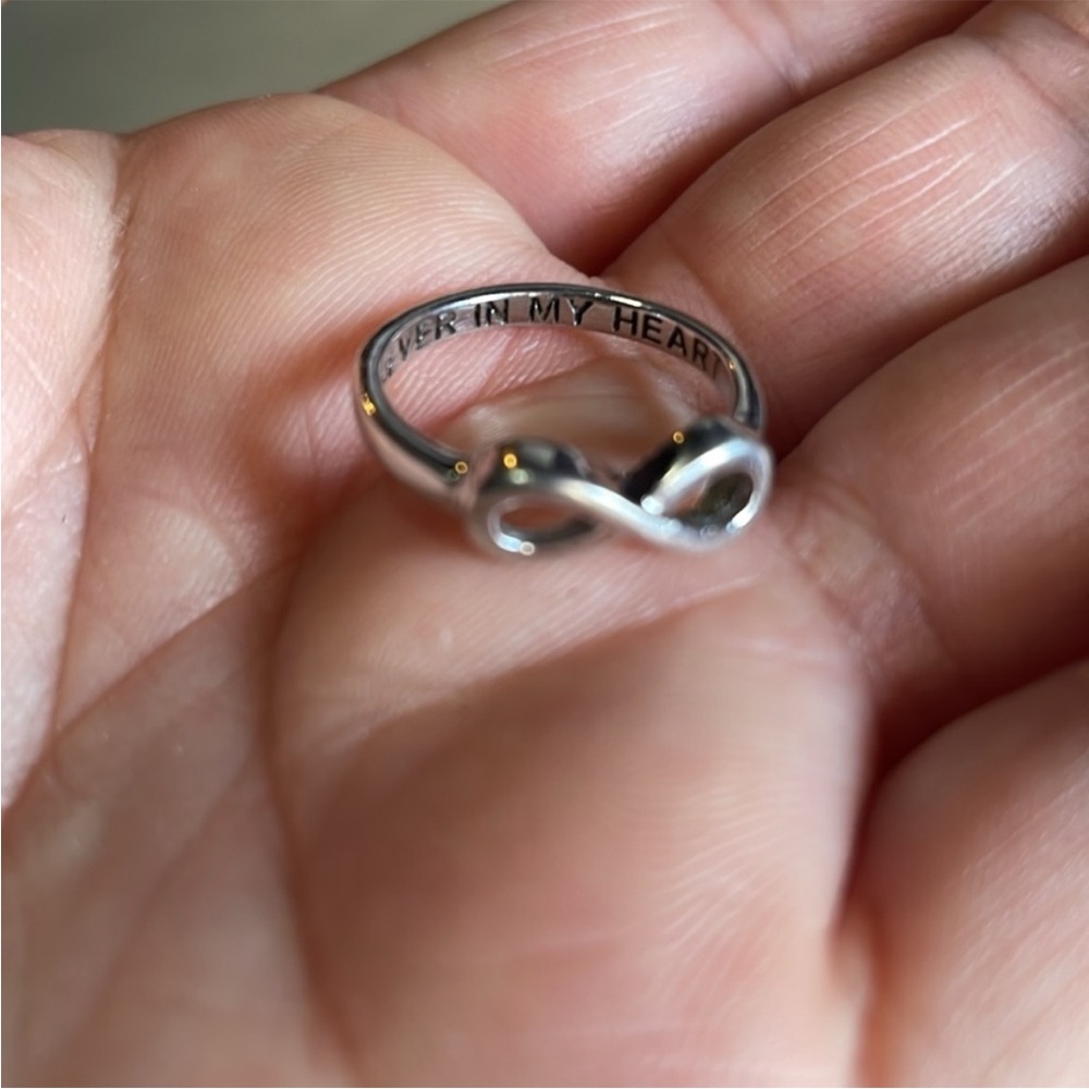 Sterling silver 0.925  Infinity ring
